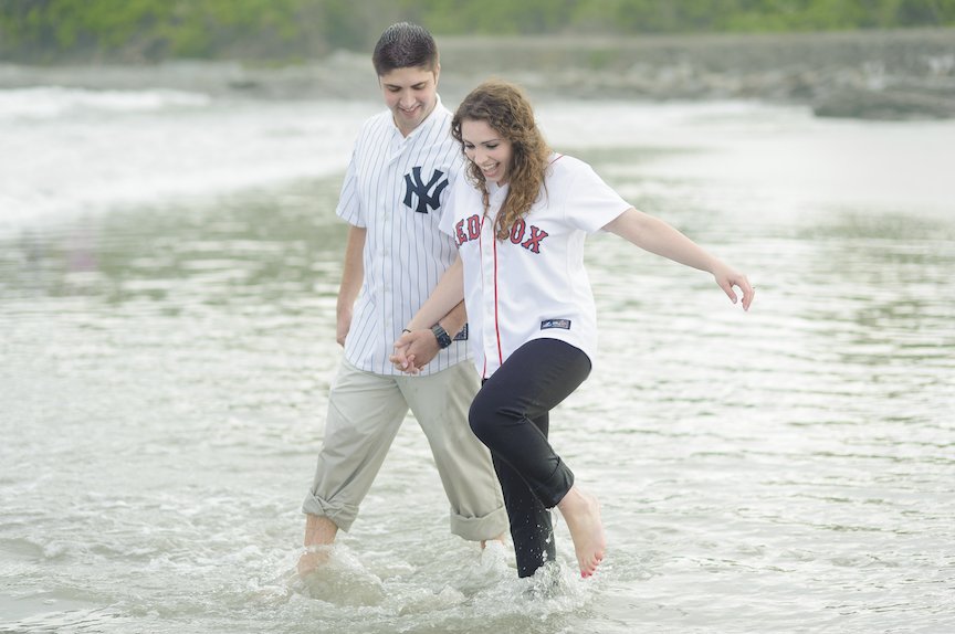 Carson Beach Boston engagement session