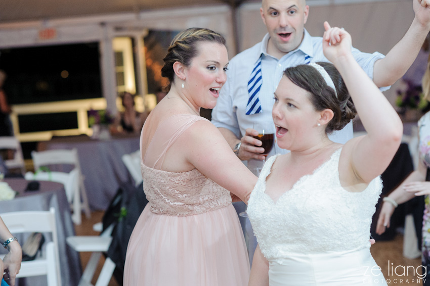 museum of science Boston wedding reception dance floor