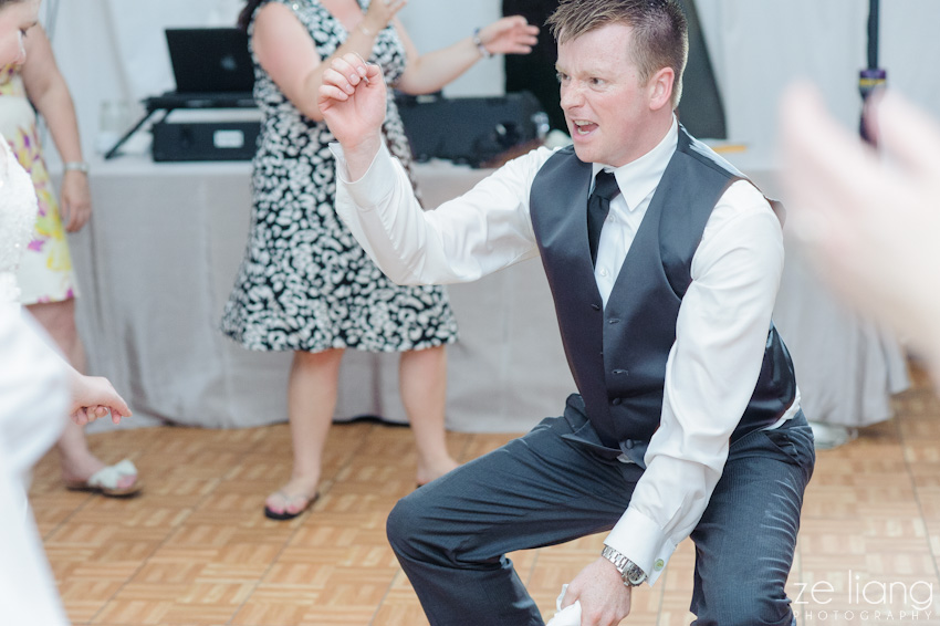 science museum boston wedding groom dance