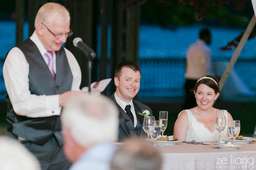 museum of science Boston wedding reception speech