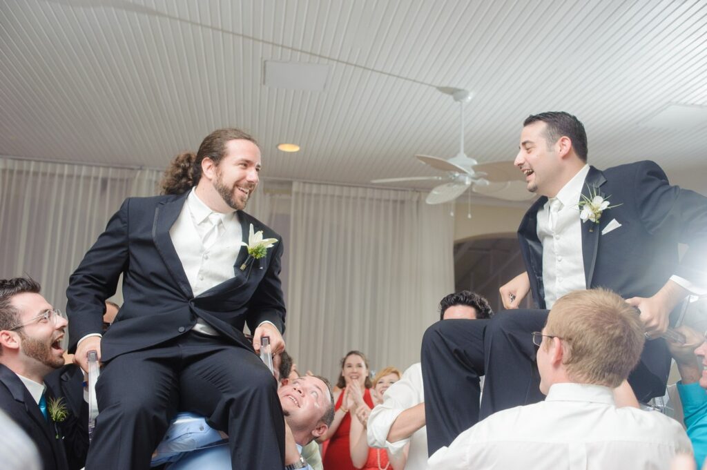 belle mer gay wedding Jewish hora dance