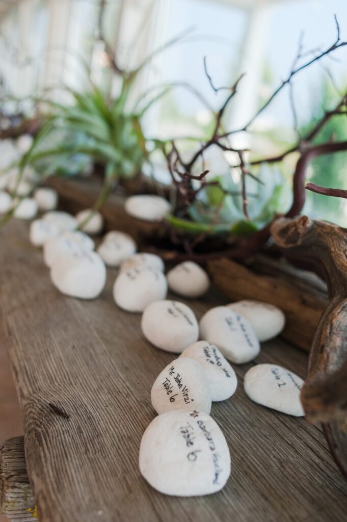 belle mer gay wedding table number