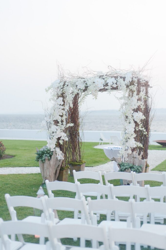 belle mer wedding ceremony newport ri
